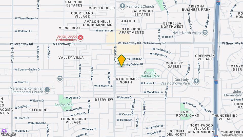 3428 W Mauna Loa Ln Map and Location Details