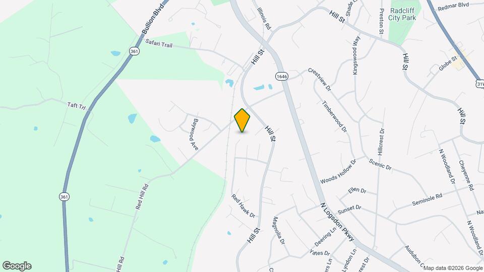 160 Red Hawk Dr Map and Location Details