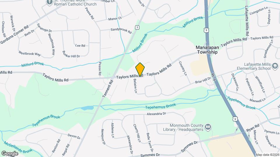 181 Taylors Mills Rd Map and Location Details