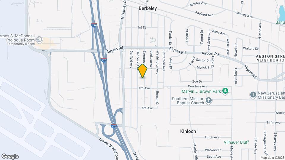 6029 Evergreen Blvd Map and Location Details