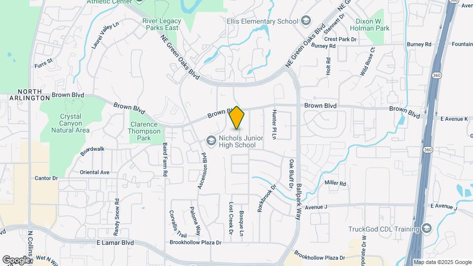 2218 Honey Creek Ln Map and Location Details