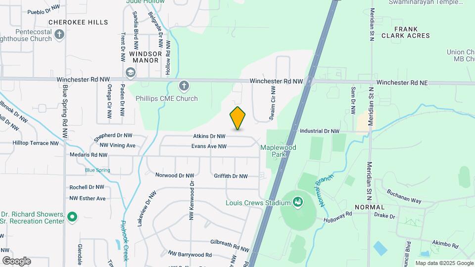 2124 Atkins Dr NW Map and Location Details