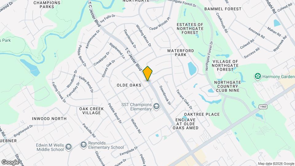 15307 T C Jester Blvd Map and Location Details