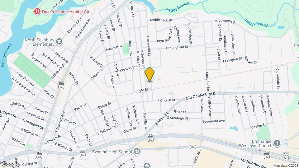 406 Hammond St Map and Location Details