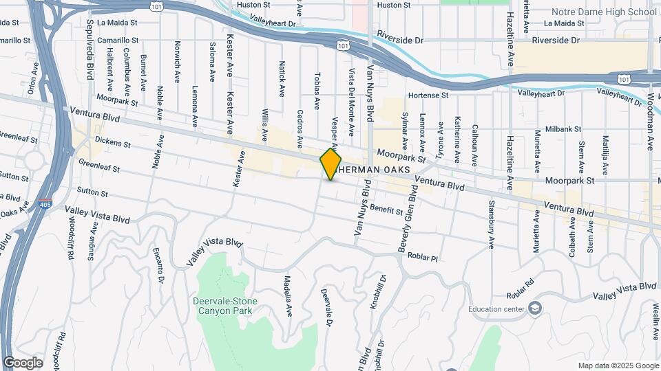 14562 Dickens St Map and Location Details