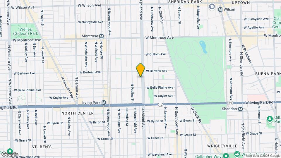 4130 N Ashland Ave Map and Location Details