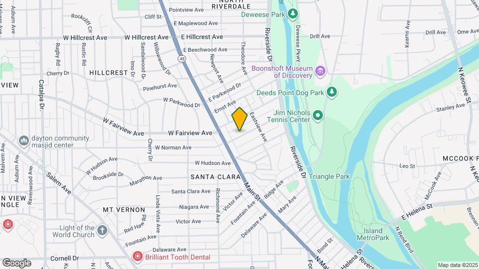 33 E Norman Ave Map and Location Details