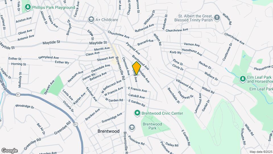 3107 Elroy Ave Map and Location Details