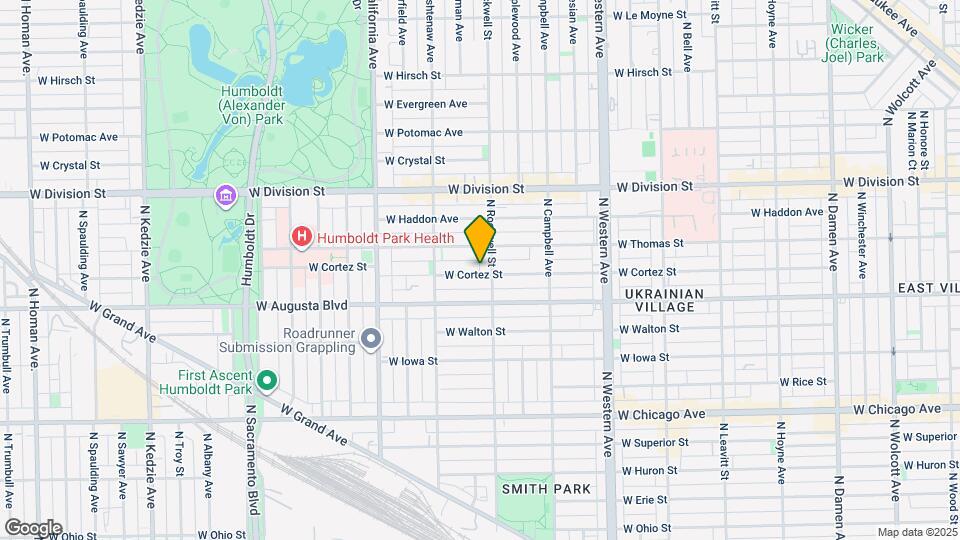 2608 W Cortez St, Unit 2nd floor Mapa y Detalles de la Ubicación