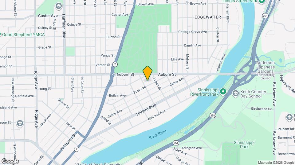 1610 Post Ave Map and Location Details