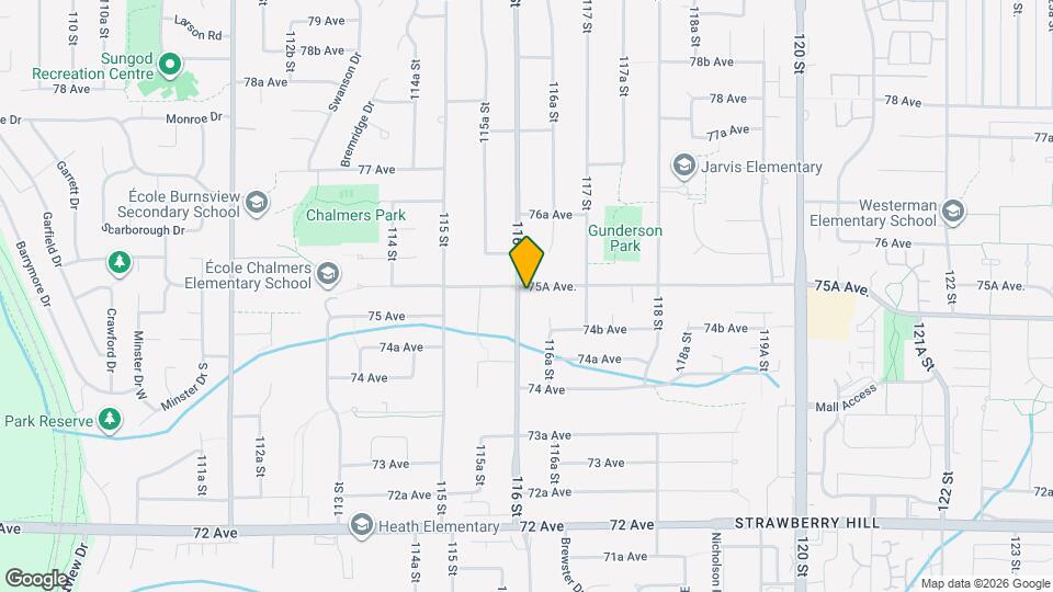 11604-1175A 75A Ave. Map and Location Details