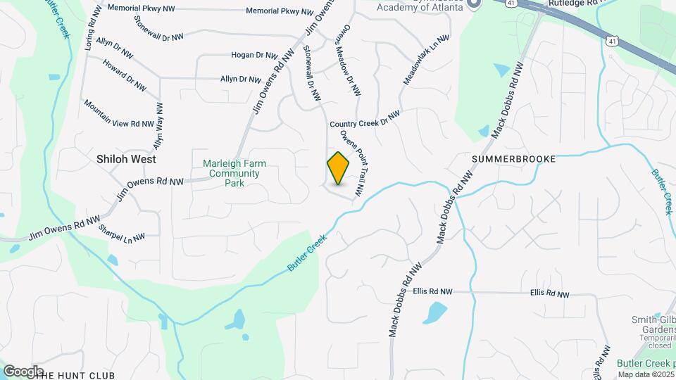 3344 Owens Brook Way NW Map and Location Details