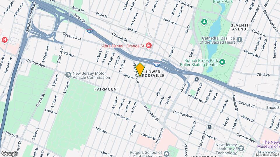 7 Roseville Ave Map and Location Details