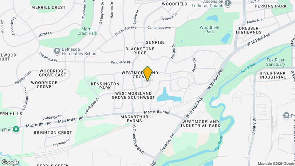 2142 Kensington Dr Map and Location Details