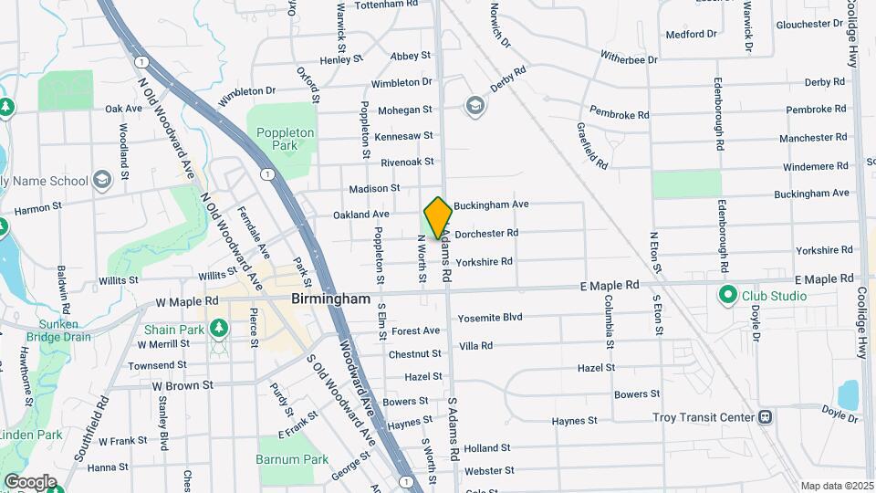 1072 Ridgedale Ave Map and Location Details