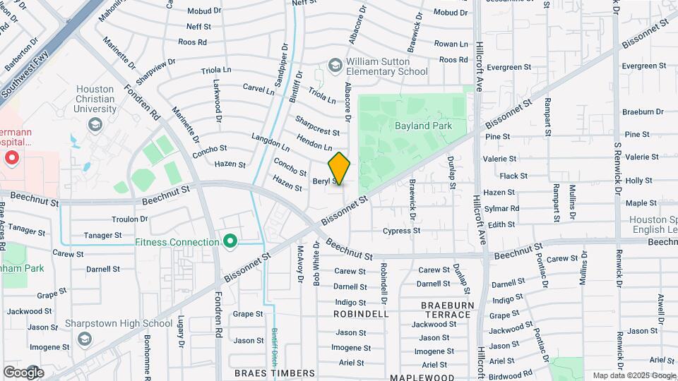 8110 Albacore Dr Map and Location Details