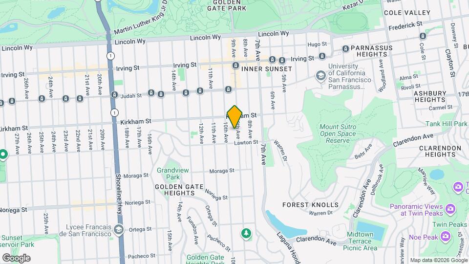 1559 9th Ave Mapa y Detalles de la Ubicación