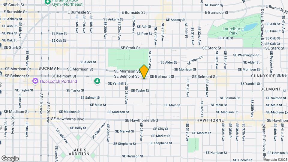 2503 SE Yamhill St Map and Location Details