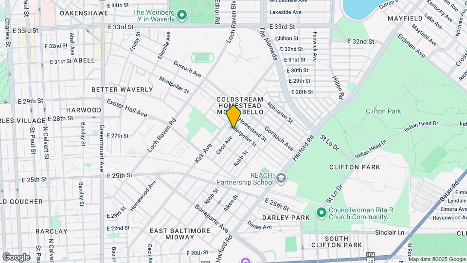 1527 Montpelier St Map and Location Details