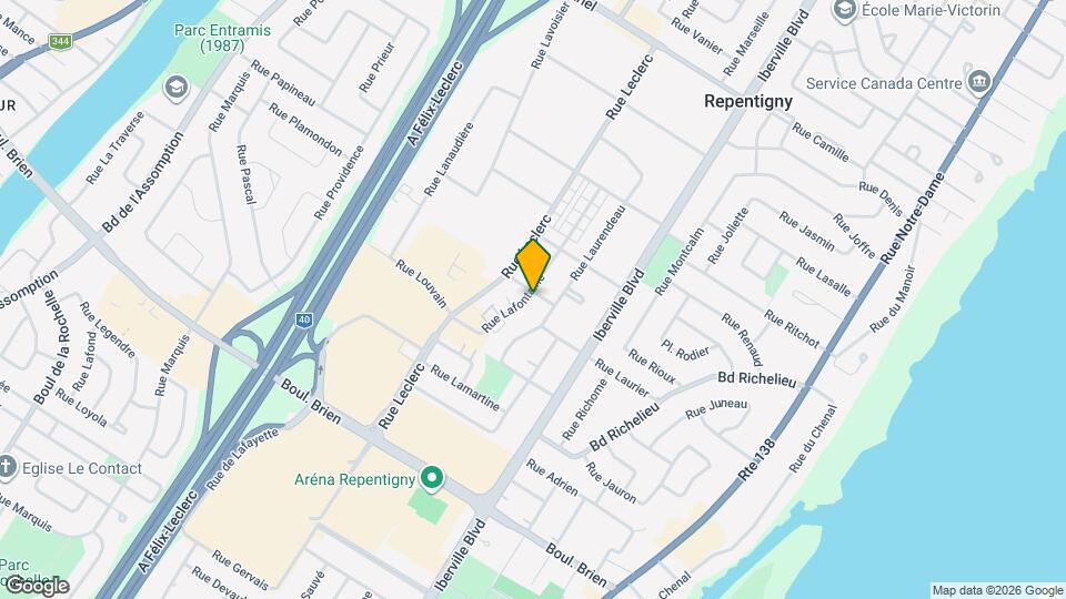 530 Lafontaine Rue Map and Location Details