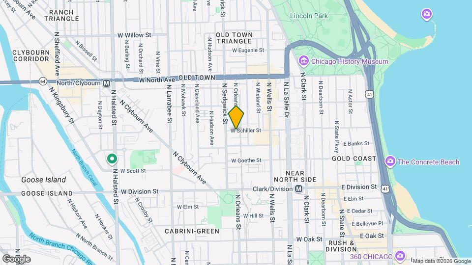 323 W Schiller St Map and Location Details