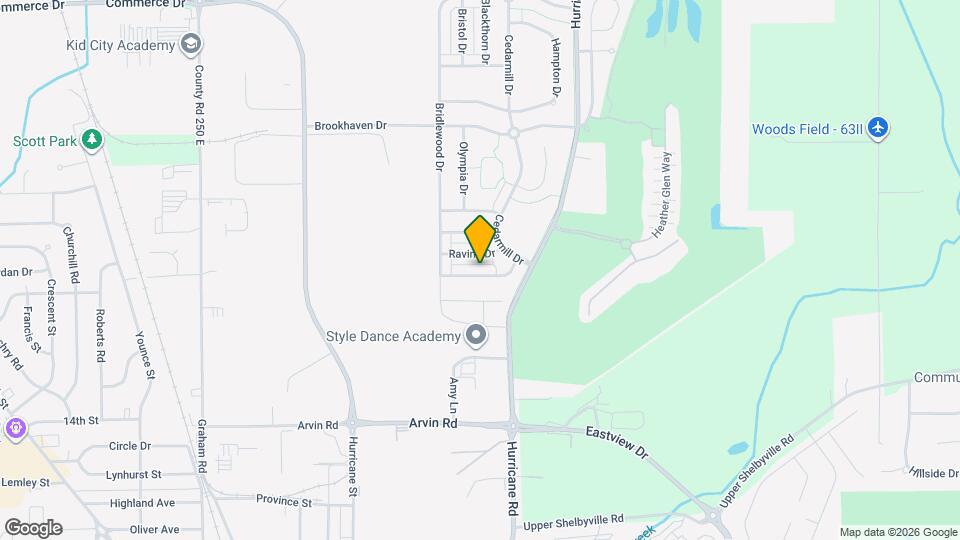 954 Brookstone Dr Map and Location Details