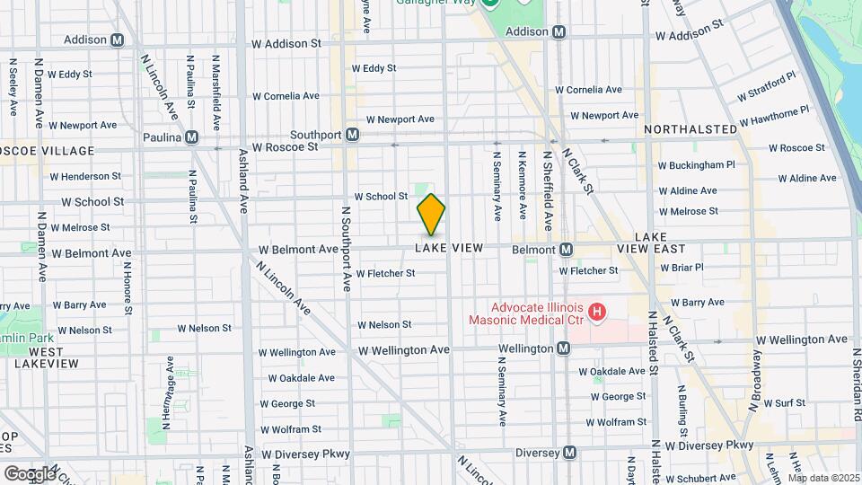 1220 W Belmont Ave, Unit 3 Map and Location Details
