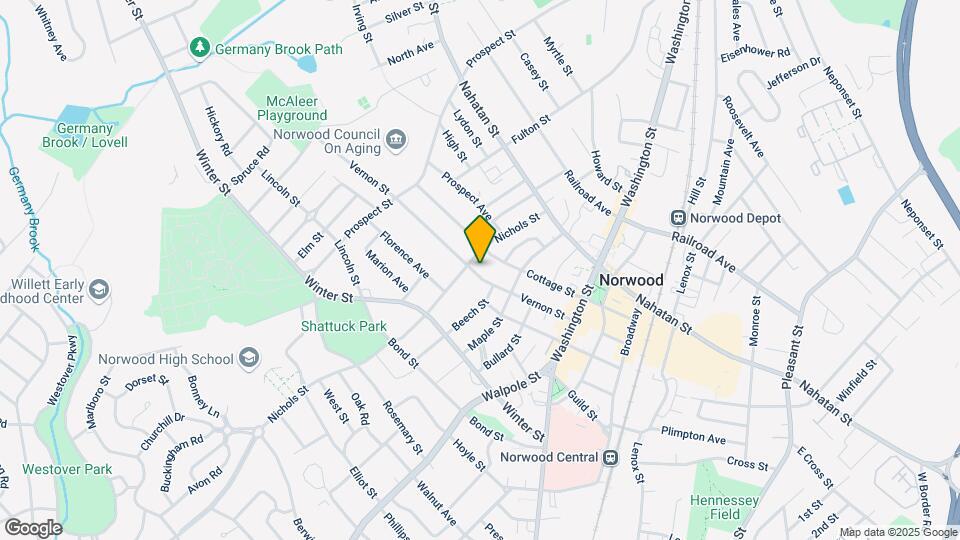 133 Vernon St, Unit Third Floor Apartment Map and Location Details