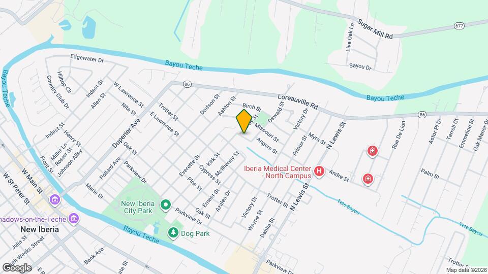 610 Angers St Map and Location Details