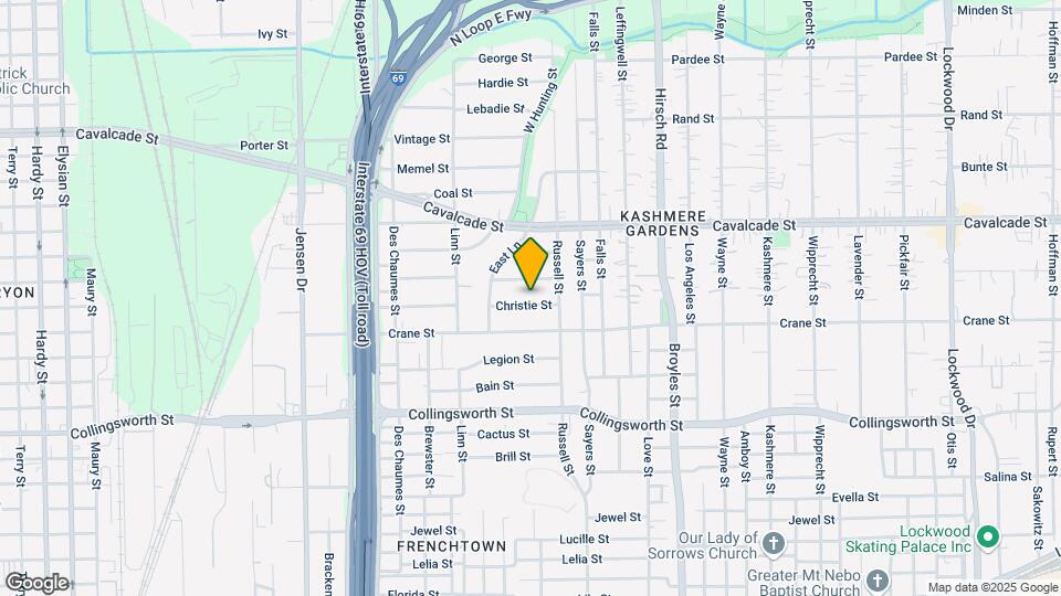 3713 Christie St Map and Location Details