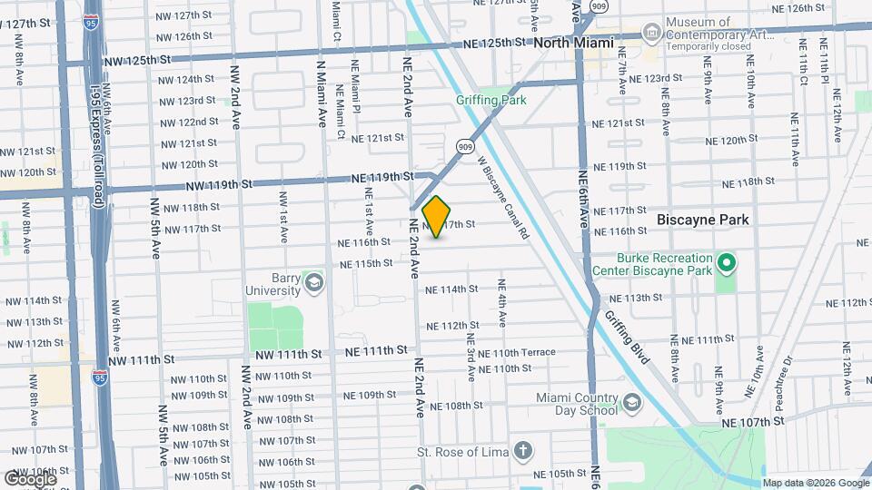 245 NE 116th St Map and Location Details