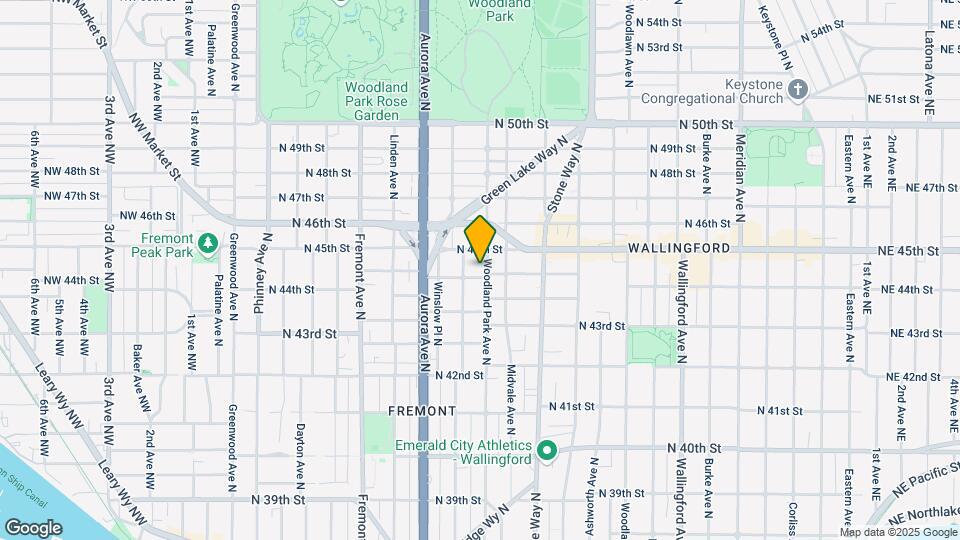 4457 Woodland Park Ave N, Unit A Map and Location Details