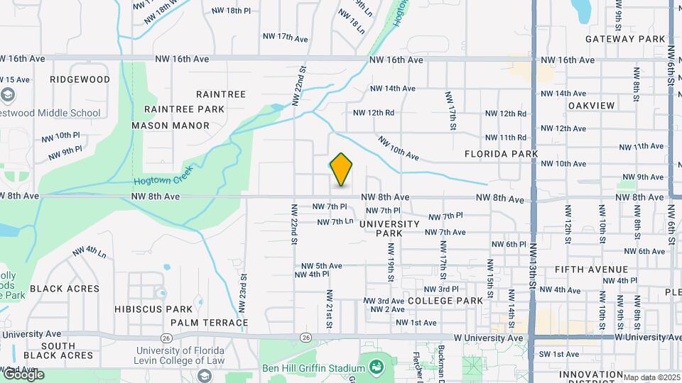 2031 NW 8th Pl Map and Location Details