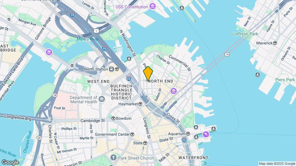 145-147 Endicott St Mapa y Detalles de la Ubicación