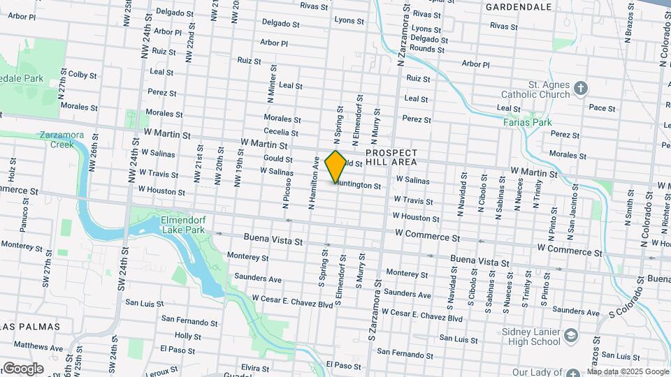 3107 W Travis St Map and Location Details