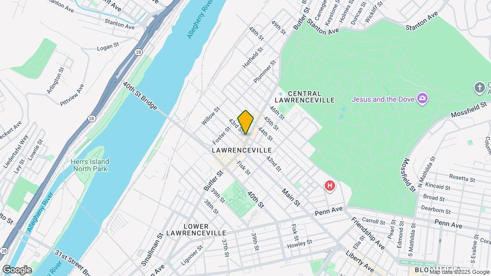 4213 Butler St Map and Location Details