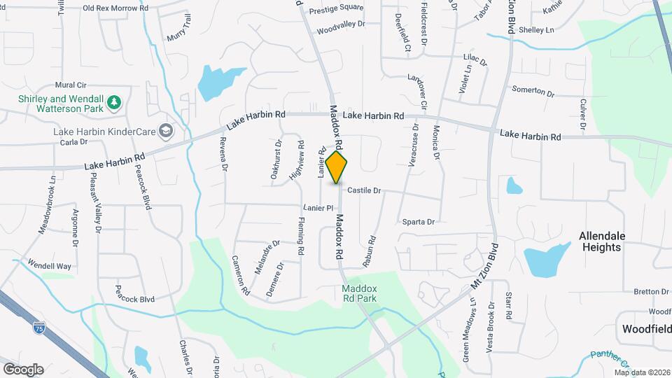 6437 Maddox Rd Map and Location Details