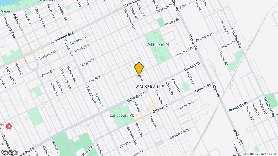 1115 Gladstone Ave Map and Location Details