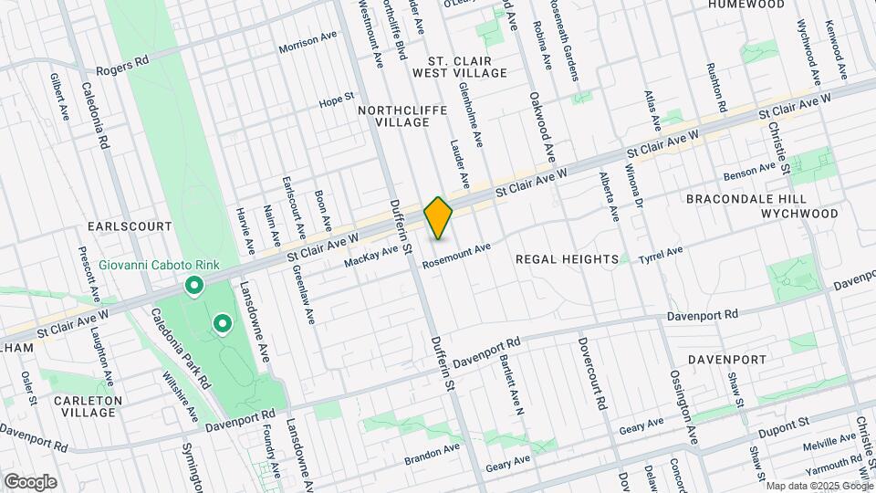 105 Westmount Av Map and Location Details