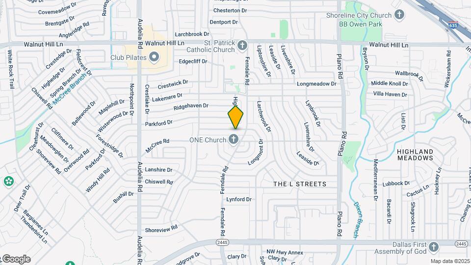 10140 Shadyview Dr Map and Location Details