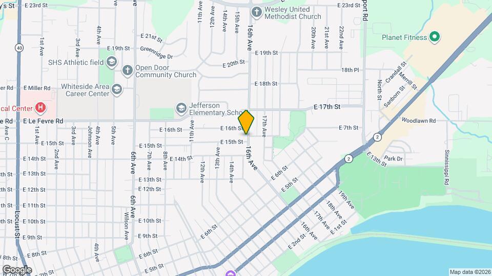 1503 16th Ave Mapa y Detalles de la Ubicación
