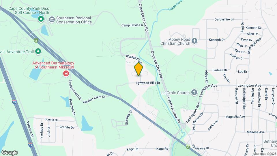 1921 Rock Creek Ln Map and Location Details