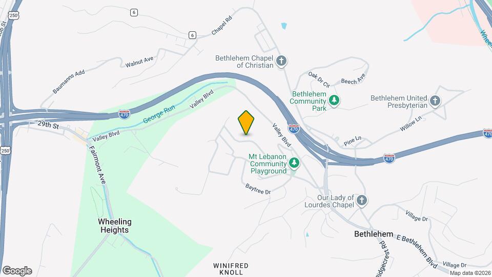 93 Mt Lebanon Dr Map and Location Details