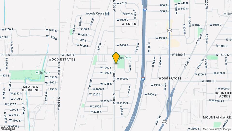 1659 S 800 W Map and Location Details