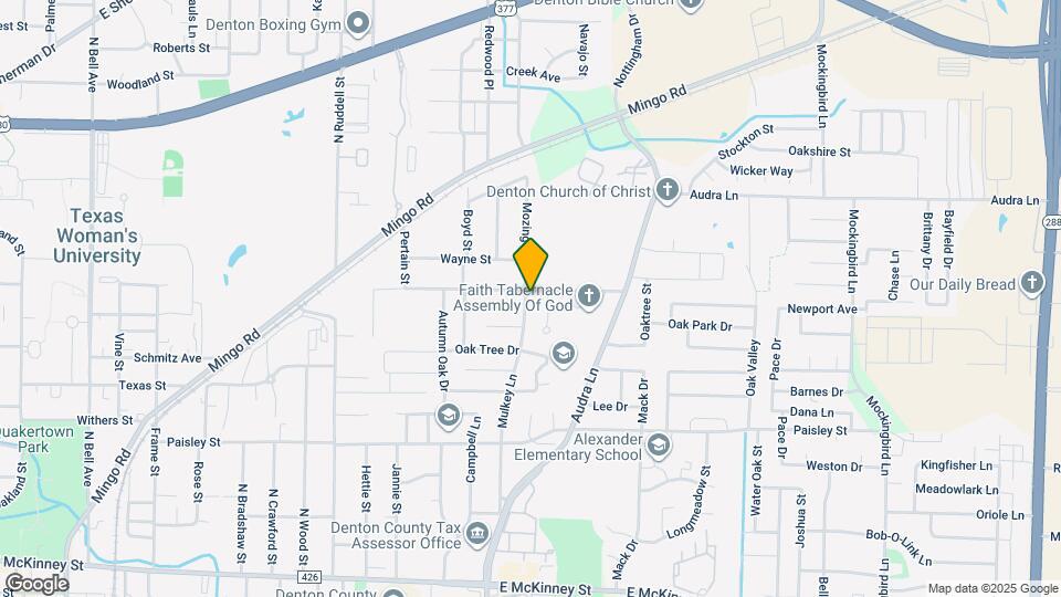 1216 Mulkey Ln Map and Location Details