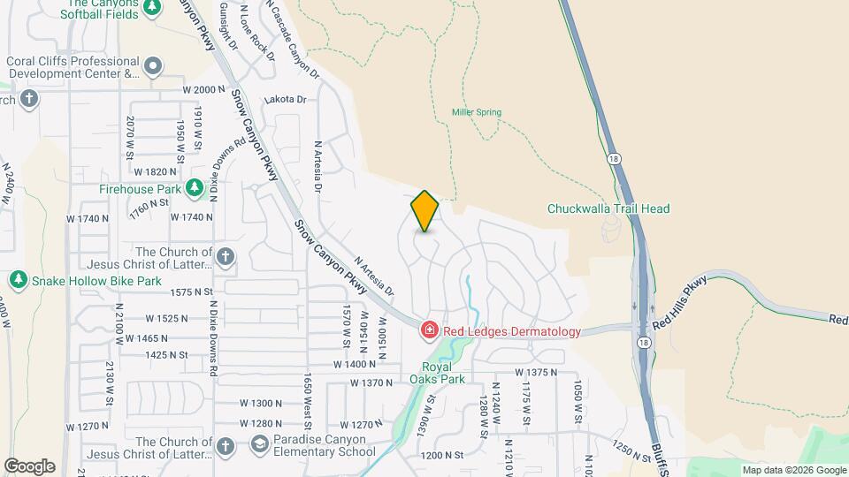 1719 N Sage Cir Map and Location Details