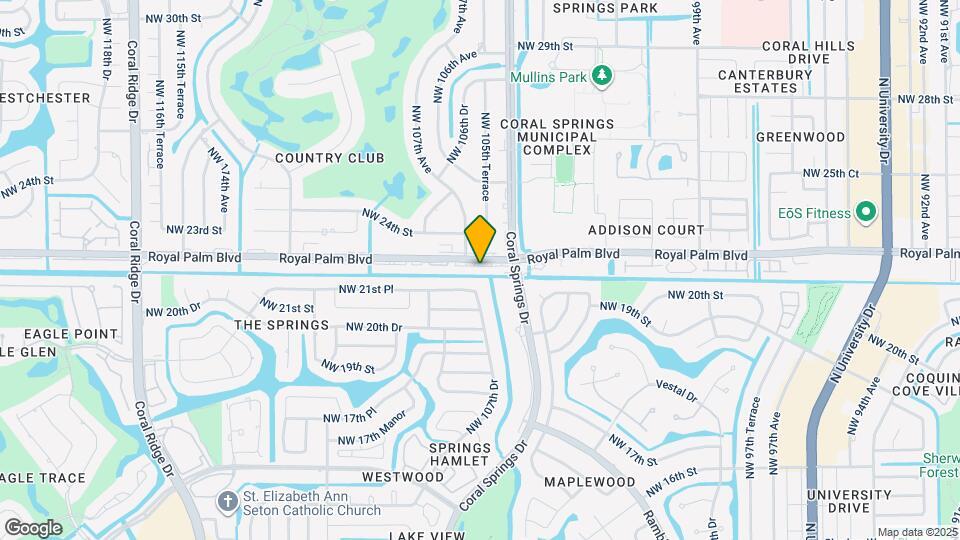 10592 Royal Palm Blvd Map and Location Details