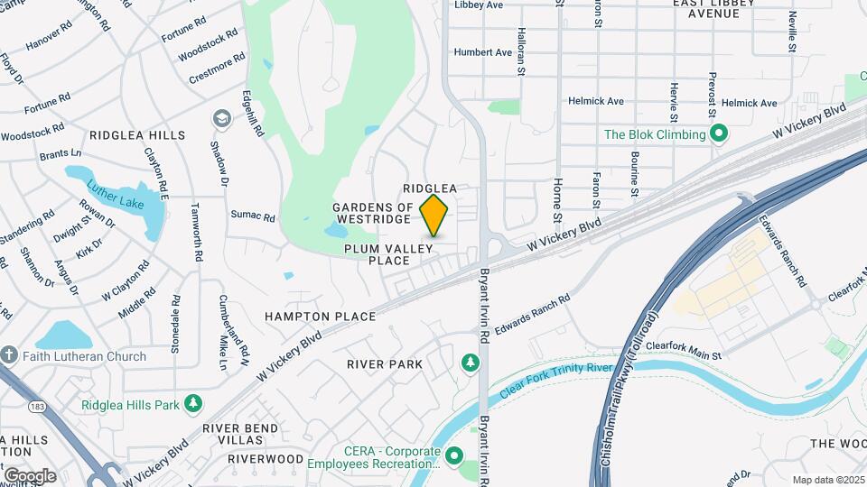 6012 Westridge Ln Map and Location Details