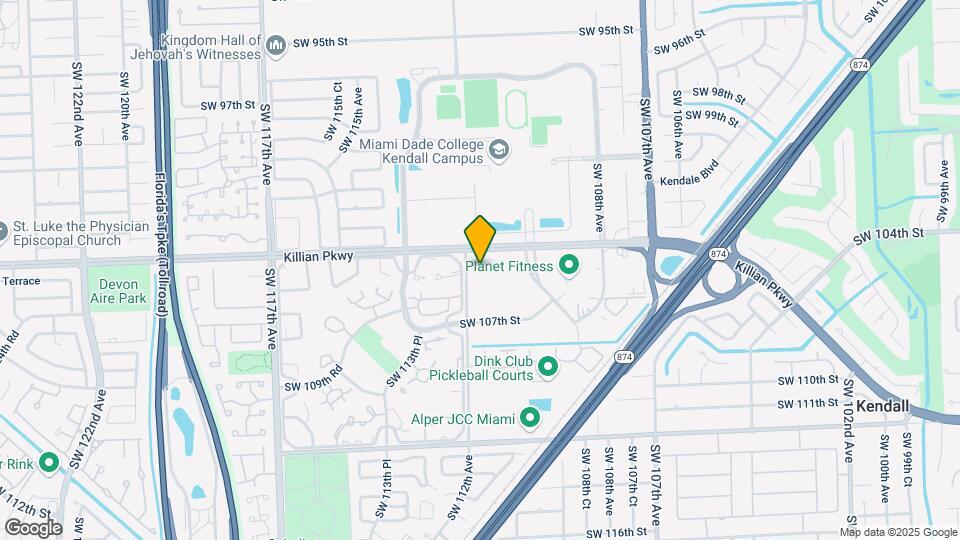 10425 SW 112th Ave-Unit -227 Mapa y Detalles de la Ubicación