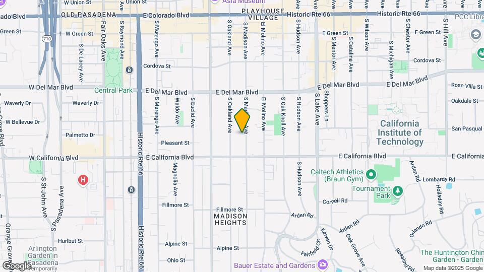 495 S Madison Ave Map and Location Details